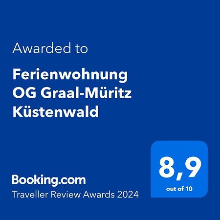 Ferienwohnung Og Graal-Mueritz Kuestenwald 外观 照片
